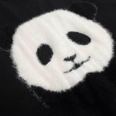 Harajuku Panda Pullover Sweaters For Men And Women