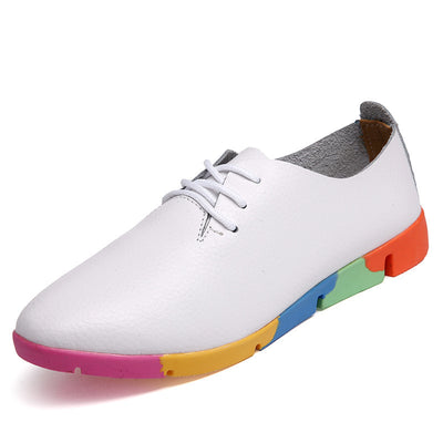 Women's Single Shoes Korean Nurse Shoes Women Casual Shoes White Shoes