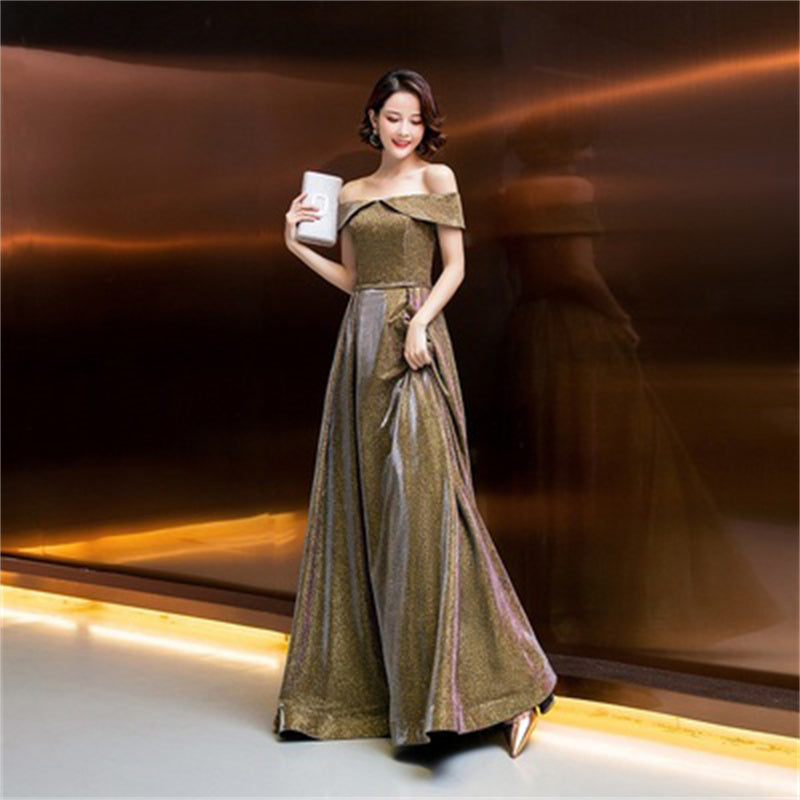 Noble Temperament Red Carpet Evening Dress Women